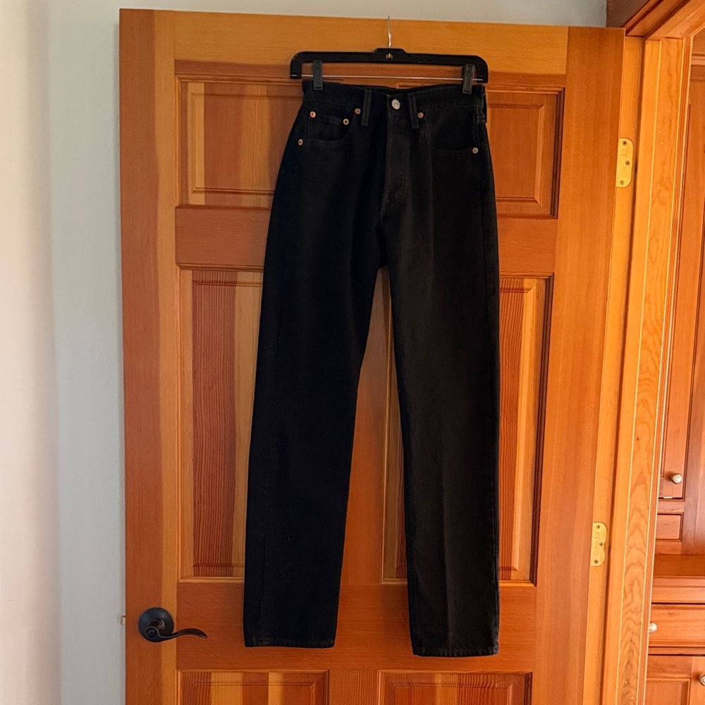 Levi's Womens Authentic Vintage 501 Black Jeans. Never worn.
